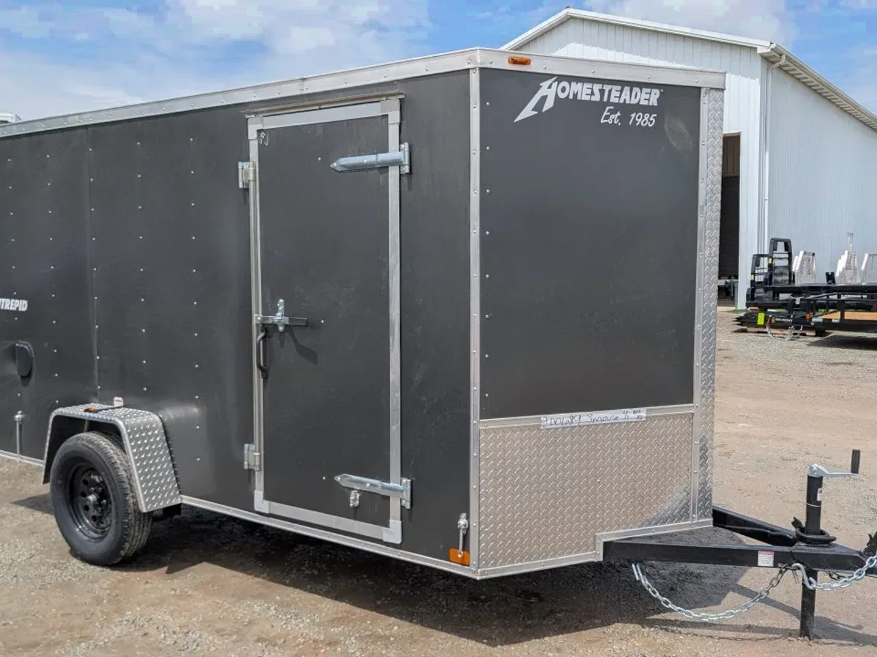 2026 Homesteader 6x12 Intrepid V-Nose Cargo Trailer w/ Barn Doors