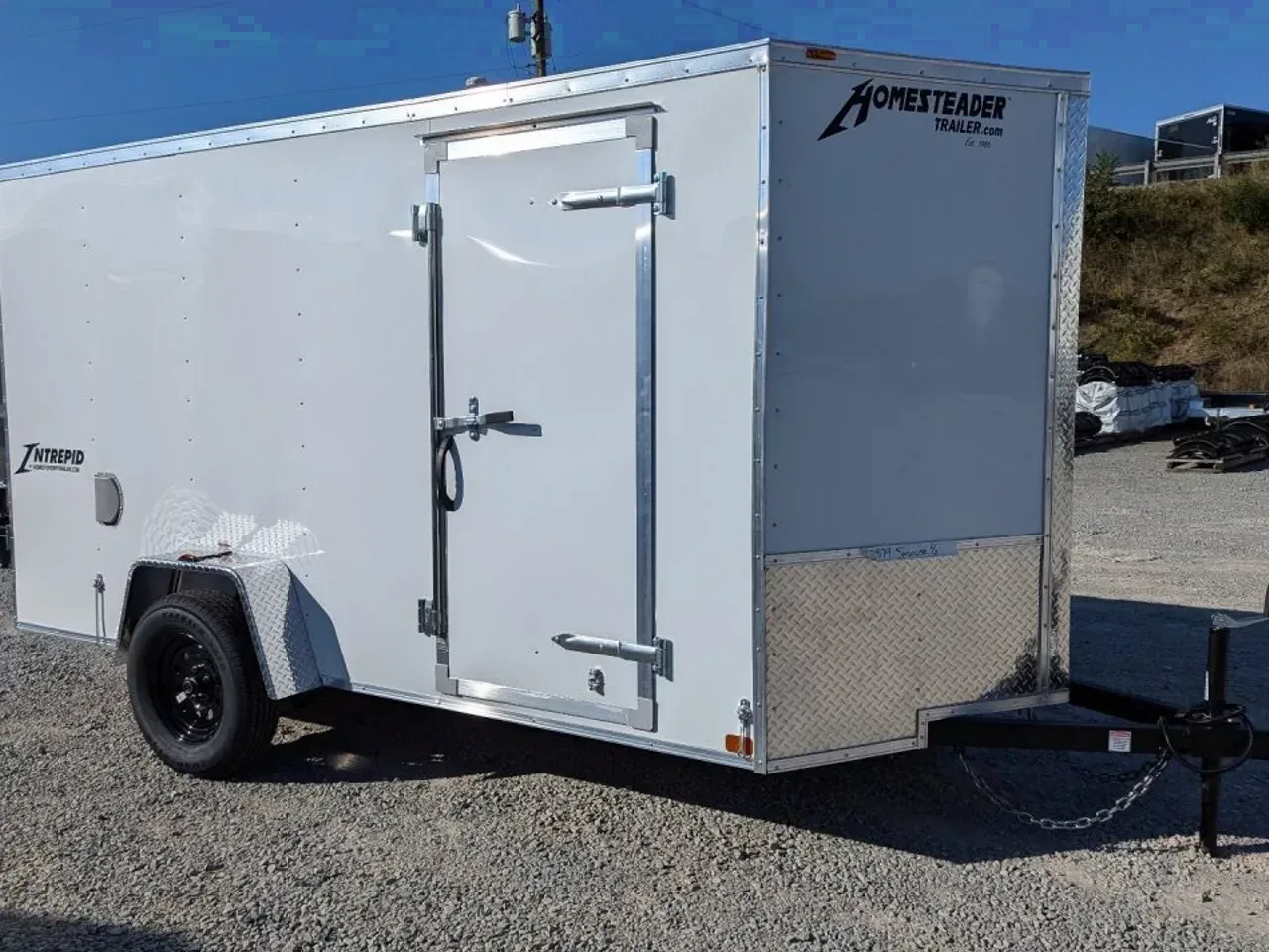 2026 Homesteader 6x12 Intrepid V-Nose Cargo Trailer w/ Ramp Door
