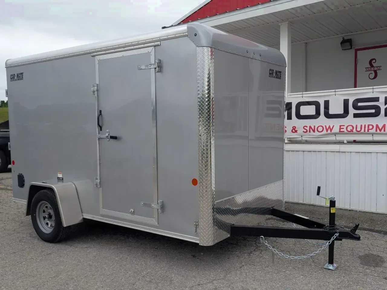2026 Car Mate 6x12 Custom Cargo Trailer w/ Ramp Door