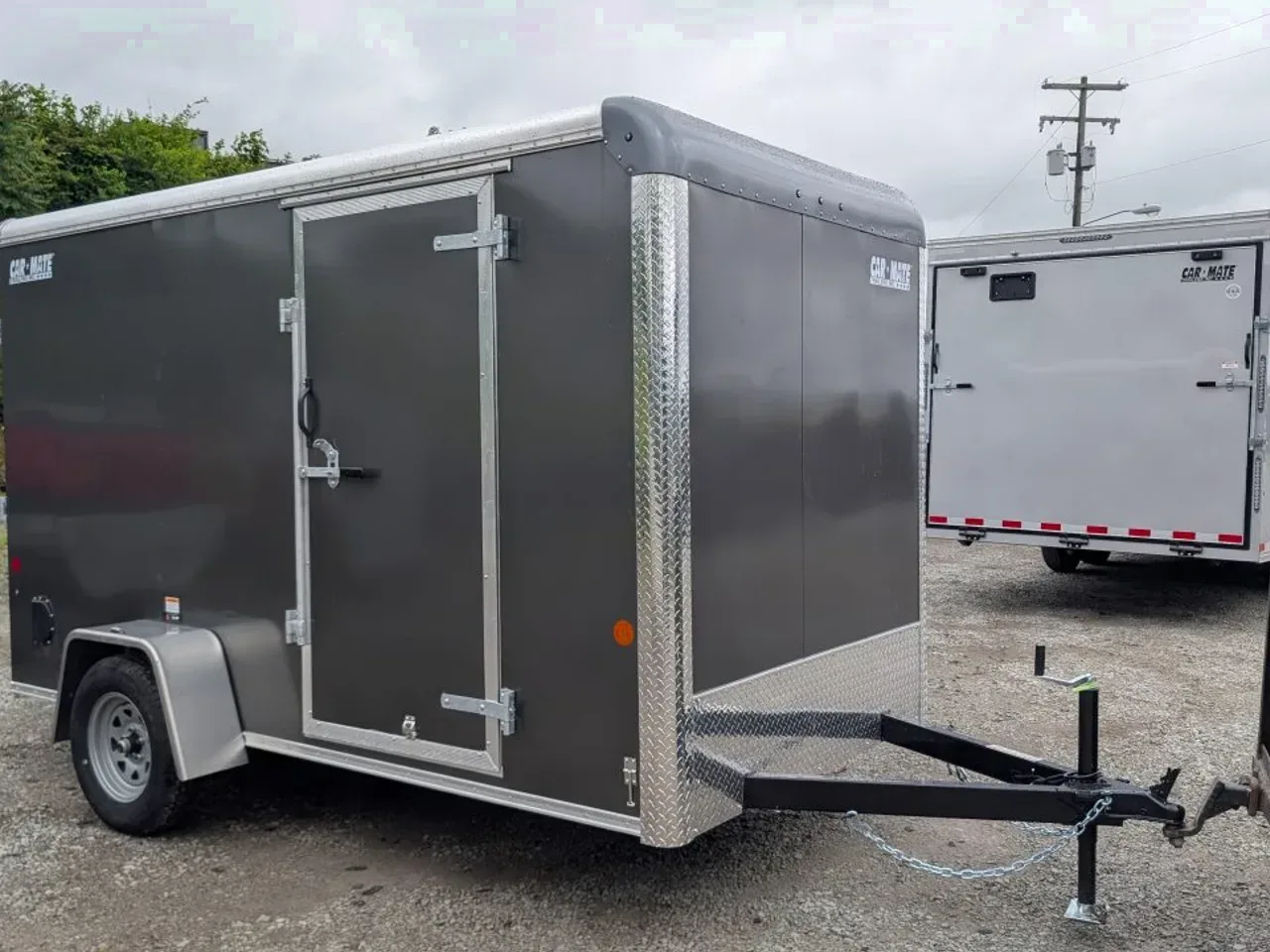 2026 Car Mate 6x12 Custom Cargo Trailer w/ Ramp Door