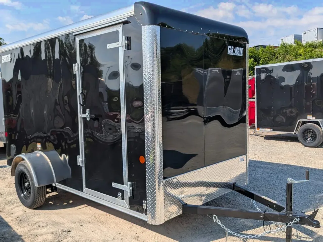 2026 Car Mate 6x12 Sportster Cargo Trailer w/ Ramp Door