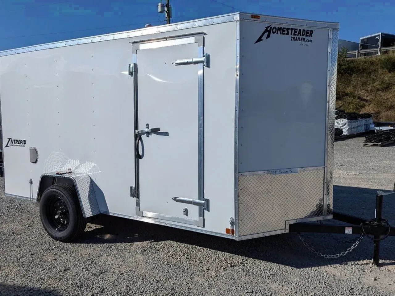 2027 Homesteader 6x12 Intrepid V-Nose Cargo Trailer w/ Barn Doors