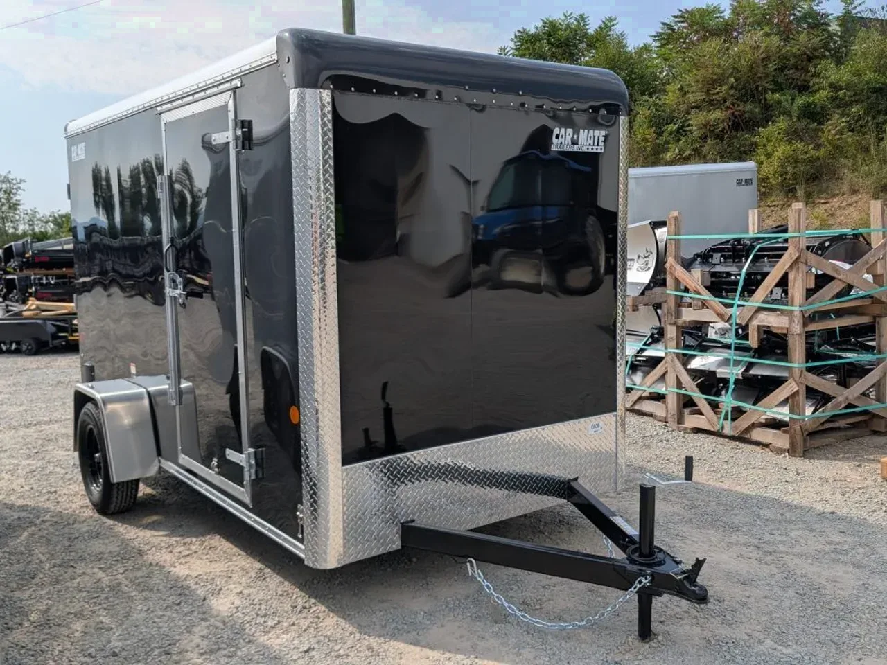 NEW 2027 Car Mate 6x12 Custom Cargo Trailer w/ Ramp Door
