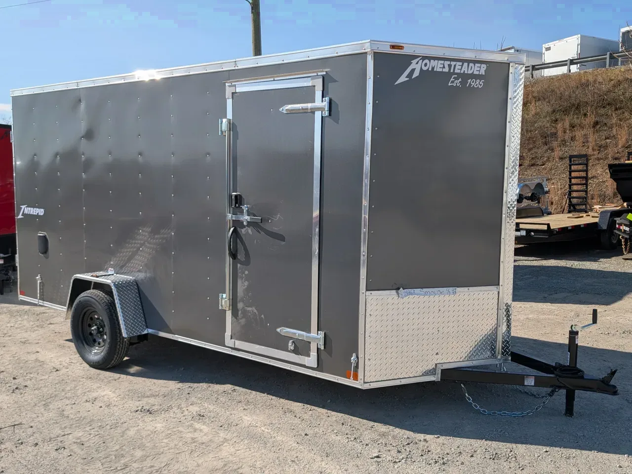 2026 Homesteader 6x14 Intrepid V-Nose Cargo Trailer w/ Barn Doors