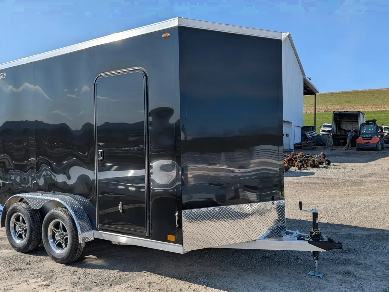 2026 Legend 7.5 x 12 + 2' V Thunder V-Nose Enclosed Cargo Trailer w/ Ramp (84" Inside!!!)(PRICE DROP!!)