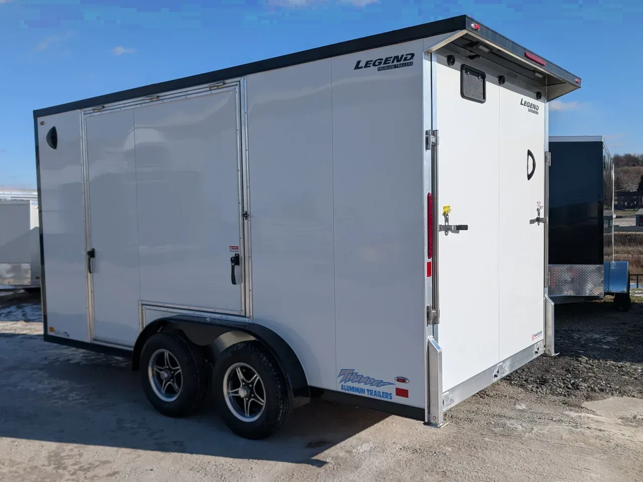 22026 Legend 7.5 x 14 + 2' V-Nose Thunder Enclosed Cargo Trailer w/ Ramp