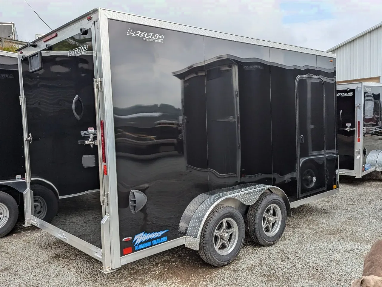2025 Legend 7.5 x 14 + 2' V Thunder V-Nose Enclosed Cargo Trailer w/ Ramp (84" INSIDE!!!)(PRICE DROP!!)