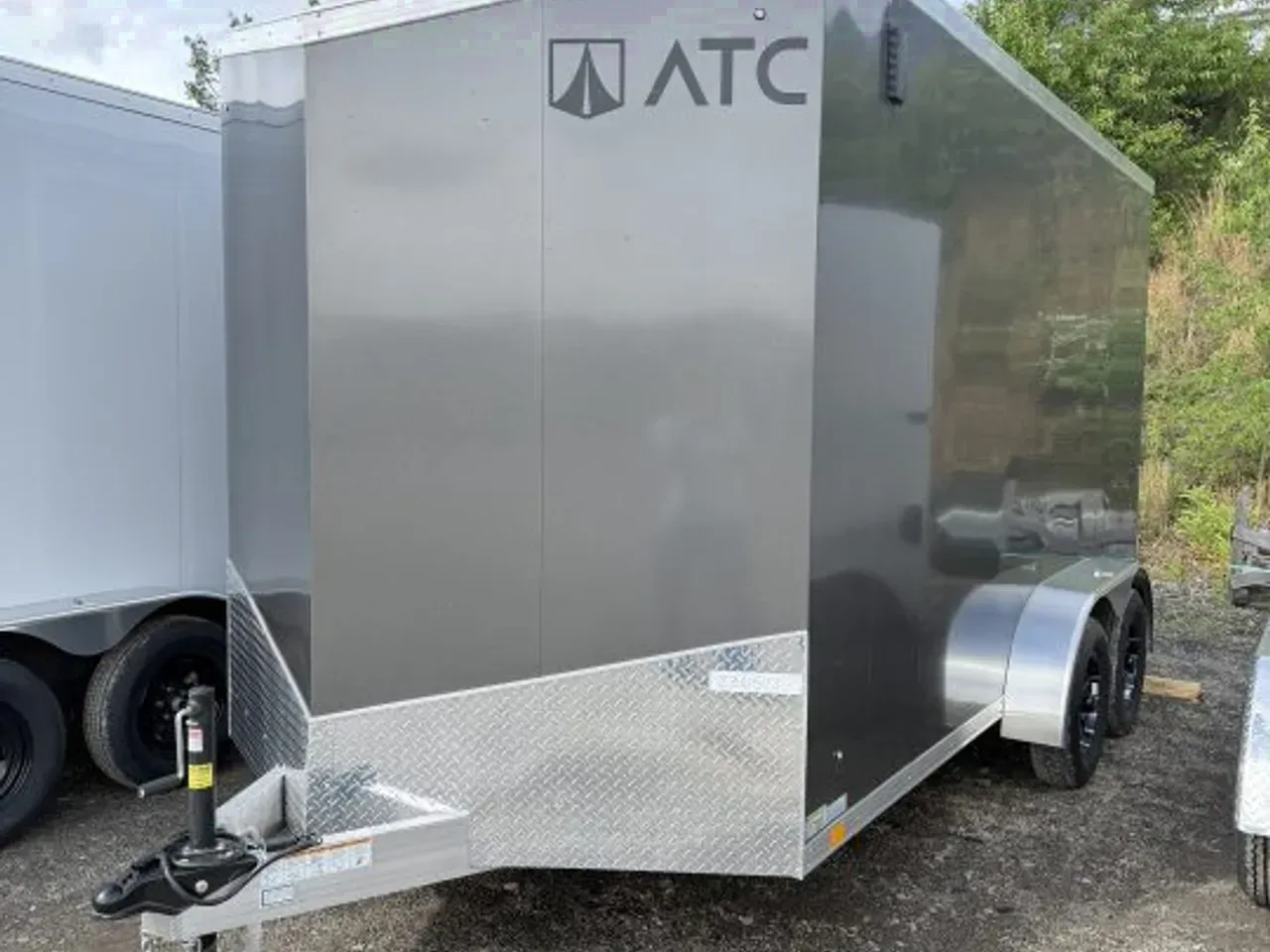 2026 ATC 7.5 x 14 (2') V Nose "STo400" All Aluminum Cargo Trailer w/ Ramp Door