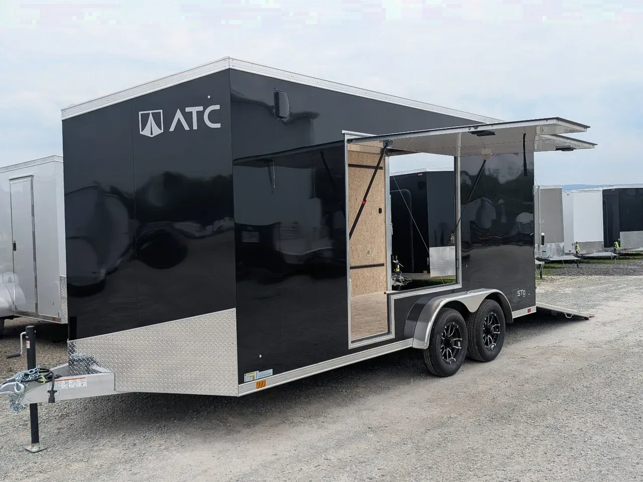 2026 ATC 7.5 x 16 "STo450" Life Trac Aluminum Enclosed Cargo Trailer W/ UED