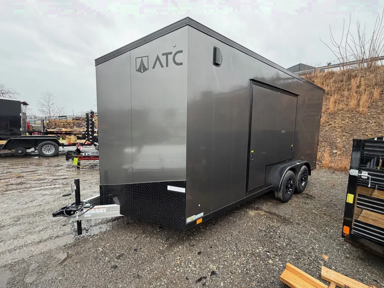 2026 ATC 7.5 x 16 "STo450" Life Trac Aluminum Enclosed Cargo Trailer W/ UED