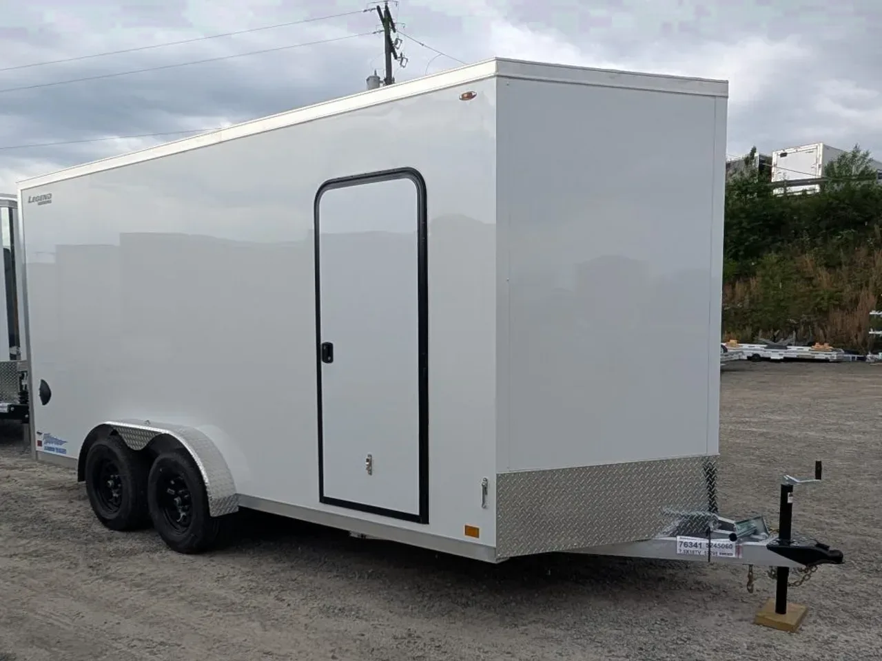 2026 Legend 7.5 x 16 + 2' V-Nose Thunder Cargo Trailer w/ Ramp (84" Inside!!!)