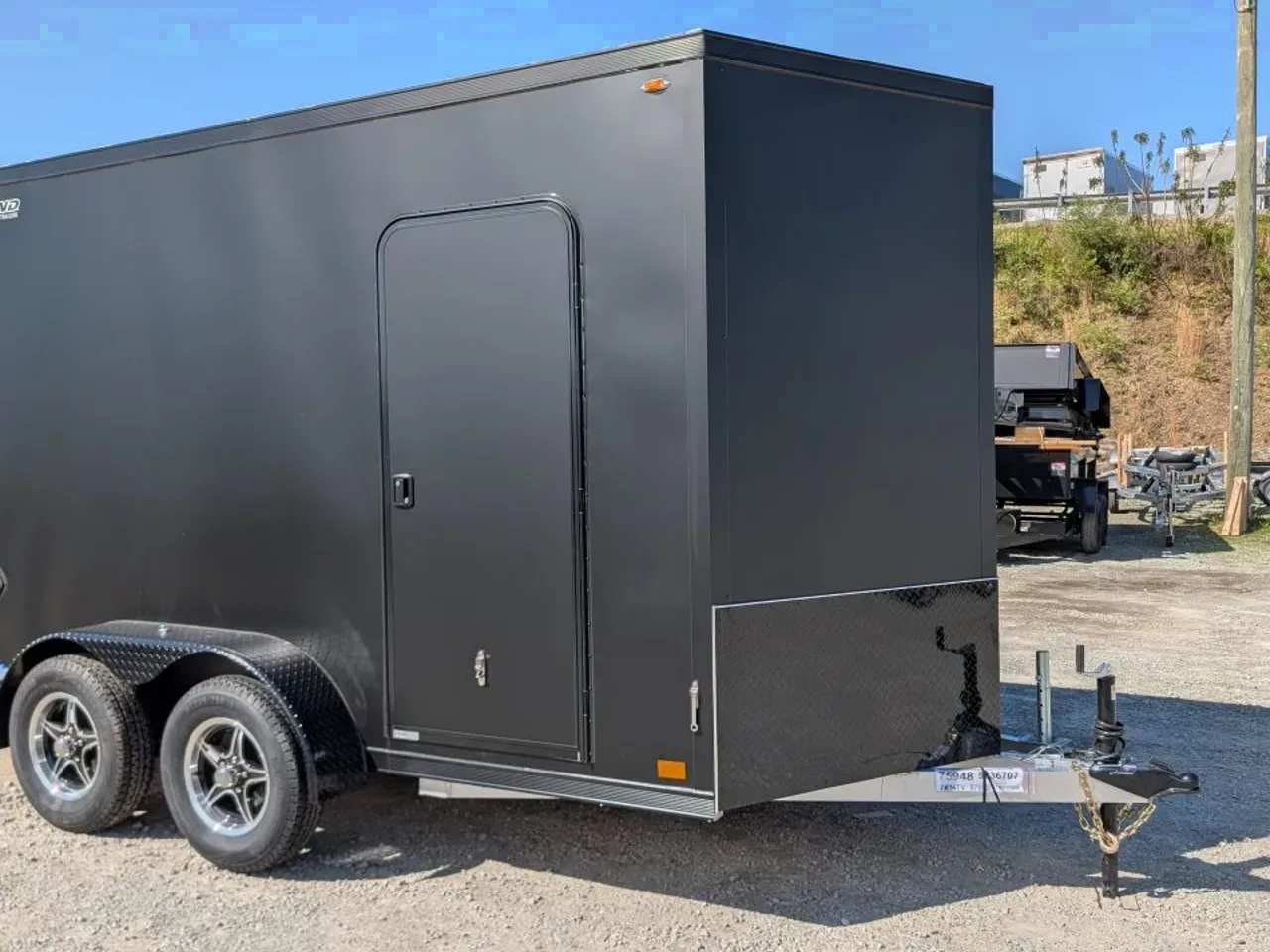 2026 Legend 7x12 + 2' V Thunder Aluminum Enclosed Cargo Trailer w/ Ramp Door