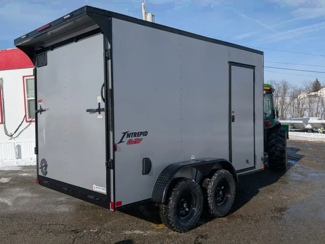 2026 Homesteader 7x12 Intrepid "OVERLAND" V-Nose Cargo Trailer w/ Ramp Door