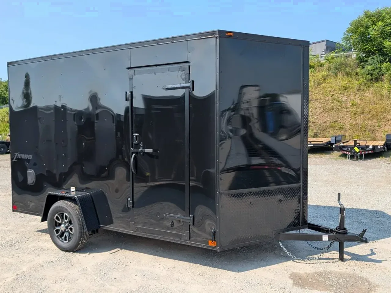 2027 Homesteader 7x12 Intrepid V-Nose Cargo Trailer w/ Ramp Door (84" INSIDE)