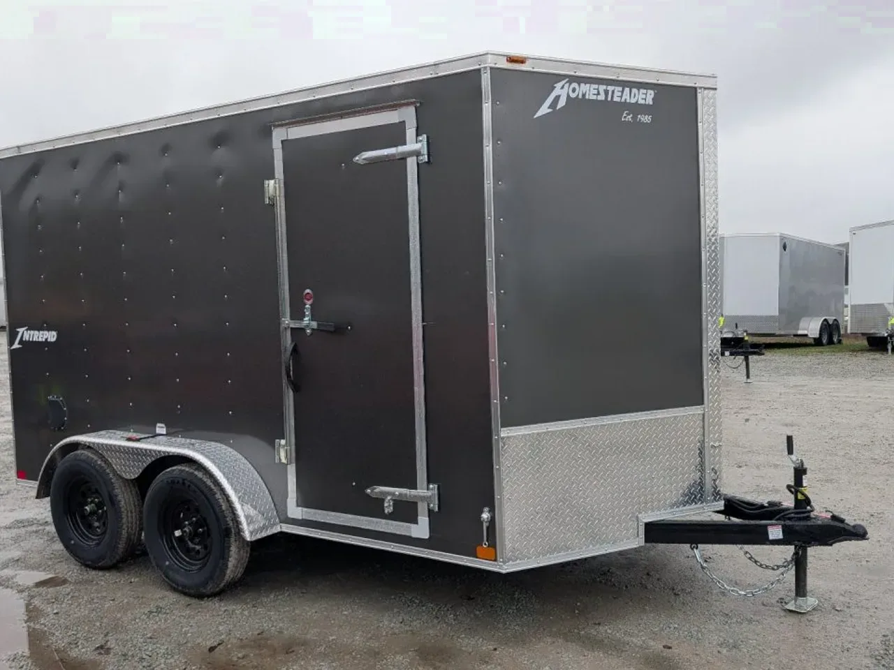 2027 Homesteader 7x12 Tandem Intrepid V-Nose Cargo Trailer w/ Ramp