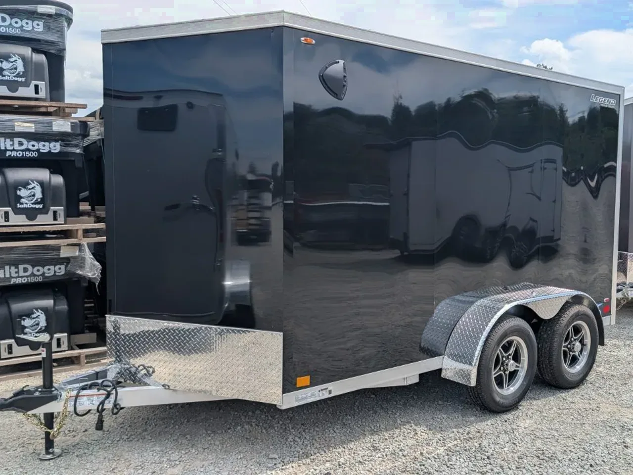 2027 Legend 7x12 + 2' V Thunder Aluminum Enclosed Cargo Trailer w/ Ramp Door