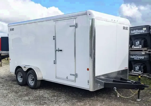 2025 Car Mate 7x14 HD Custom Cargo Trailer with Ramp Door