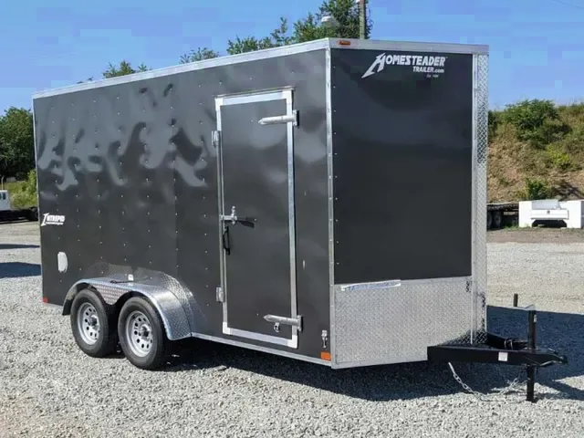2025 Homesteader 7x14 V-Nose Cargo Trailer with Barn Doors
