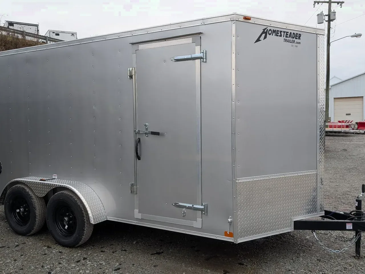 2026 Homesteader 7x14 Intrepid V-Nose Cargo Trailer w/ Ramp Door