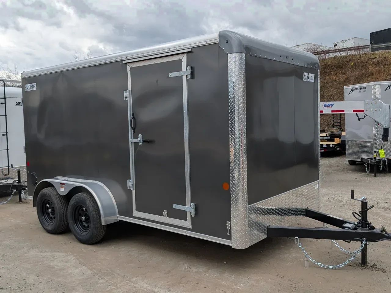 2026 Car Mate 7x14 HD Sportster Cargo Trailer w/ Ramp