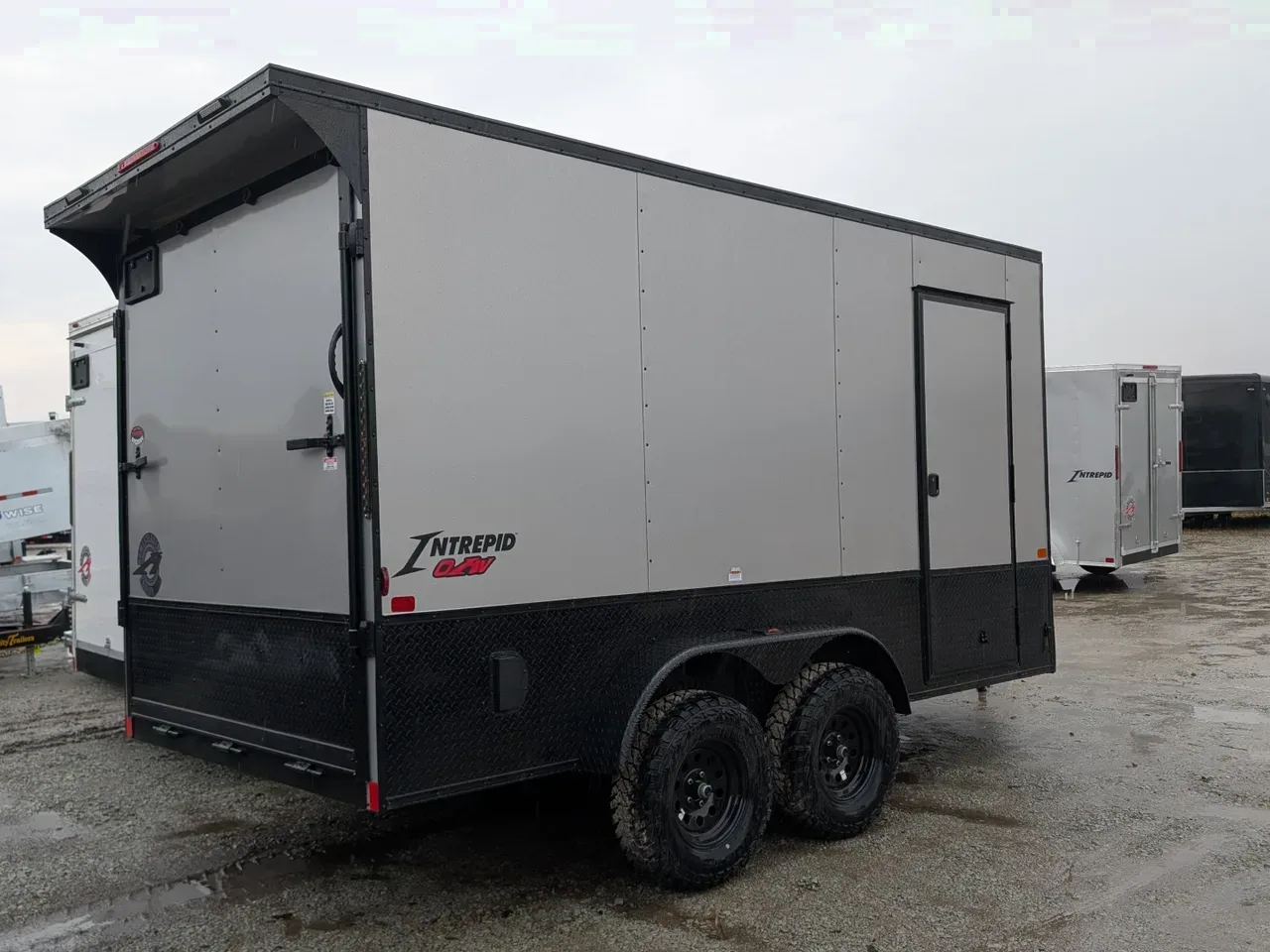 2026 Homesteader 7x14 Intrepid "OVERLAND" V-Nose Cargo Trailer w/ Ramp Door
