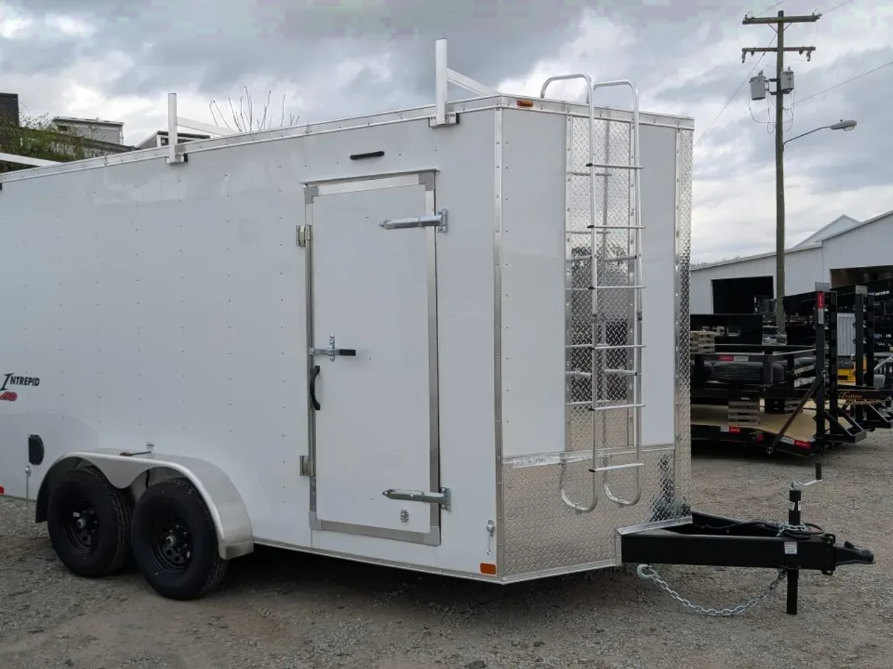 2026 Homesteader 7x14 HD SERIES CONTRACTOR Intrepid V-Nose Cargo Trailer w/ BARN DOORS, LADDER RACKS