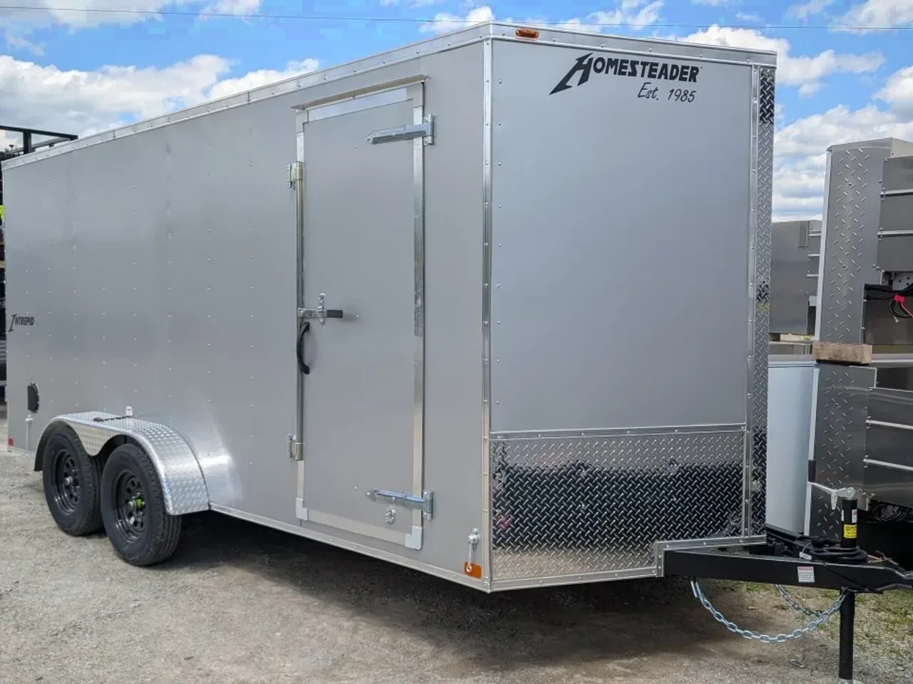 2026 Homesteader 7x14 Intrepid V-Nose Cargo Trailer w/ Ramp Door