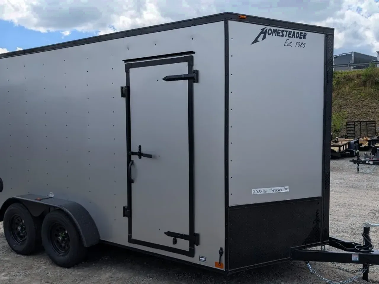 2027 Homesteader 7x14 Intrepid V-Nose Cargo Trailer w/ Ramp Door (84" Inside!)