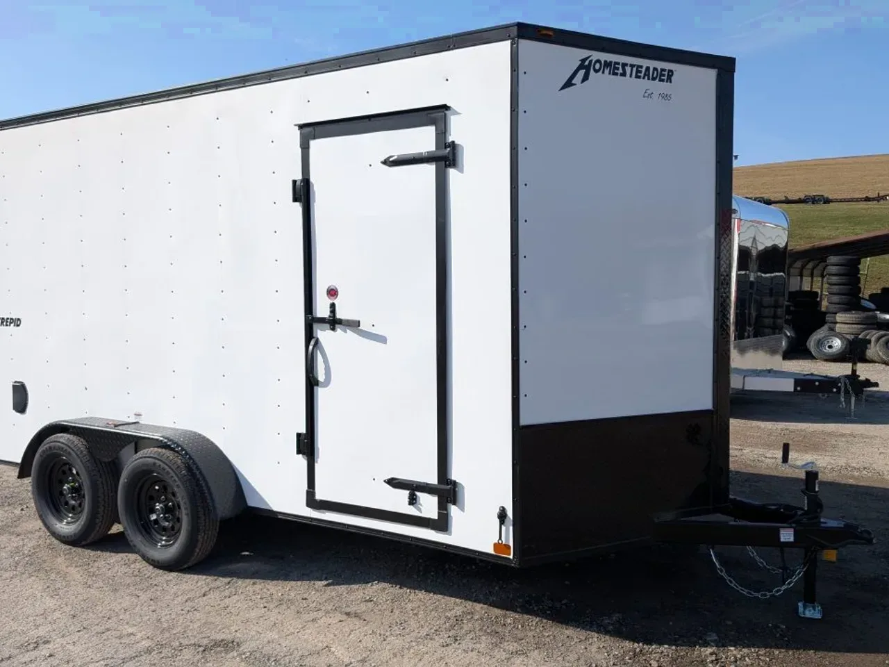 2027 Homesteader 7x14 Intrepid V-Nose Cargo Trailer w/ Ramp Door (84" Inside!)