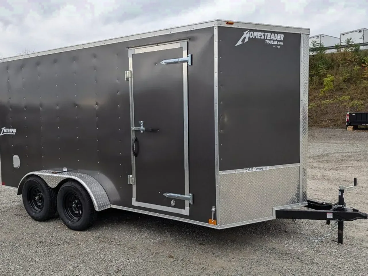 2027 Homesteader 7x14 Intrepid V-Nose Cargo Trailer w/ Barn Doors (84" Inside!)