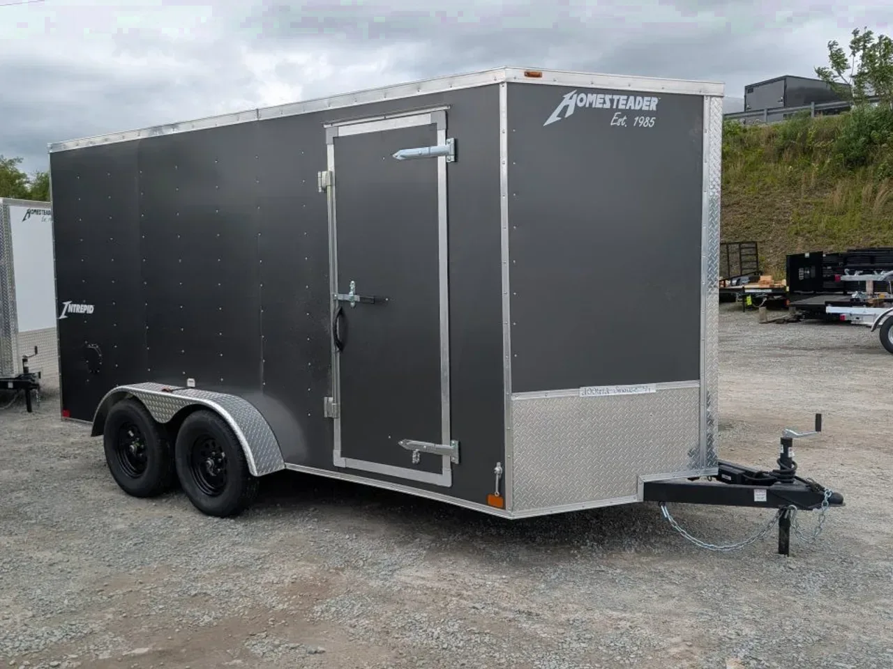 2027 Homesteader 7x14 Intrepid V-Nose Cargo Trailer w/ Ramp Door (84" INSIDE!!!)