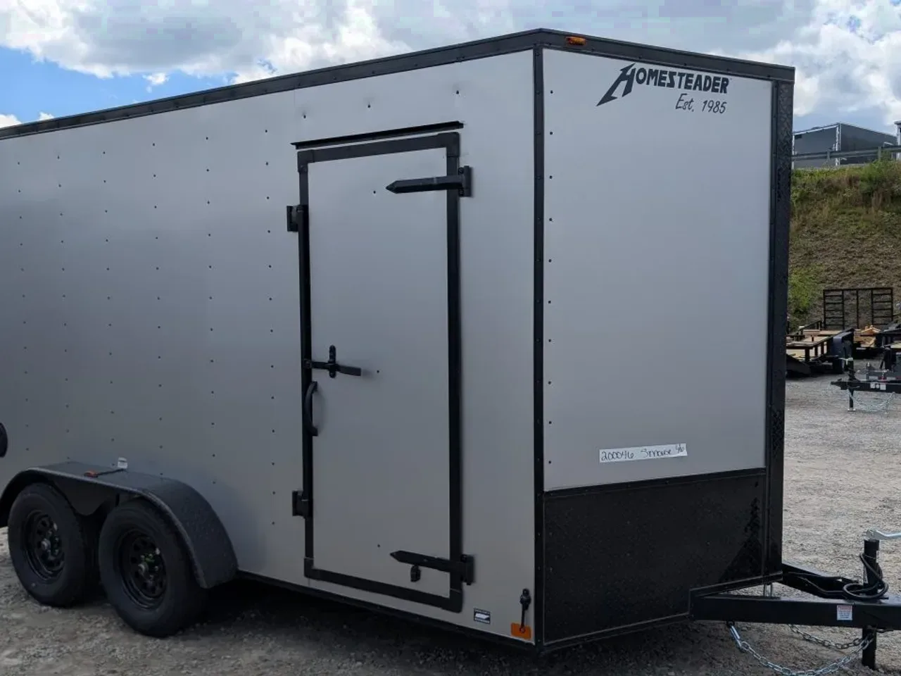 2027 Homesteader 7x14 Intrepid V-Nose Cargo Trailer w/ Ramp Door (84" Inside!)