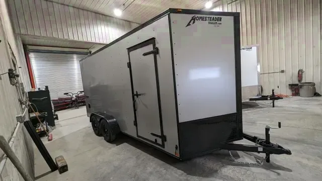 2025 Homesteader 7x16 HD V-Nose Cargo Trailer with Ramp Door