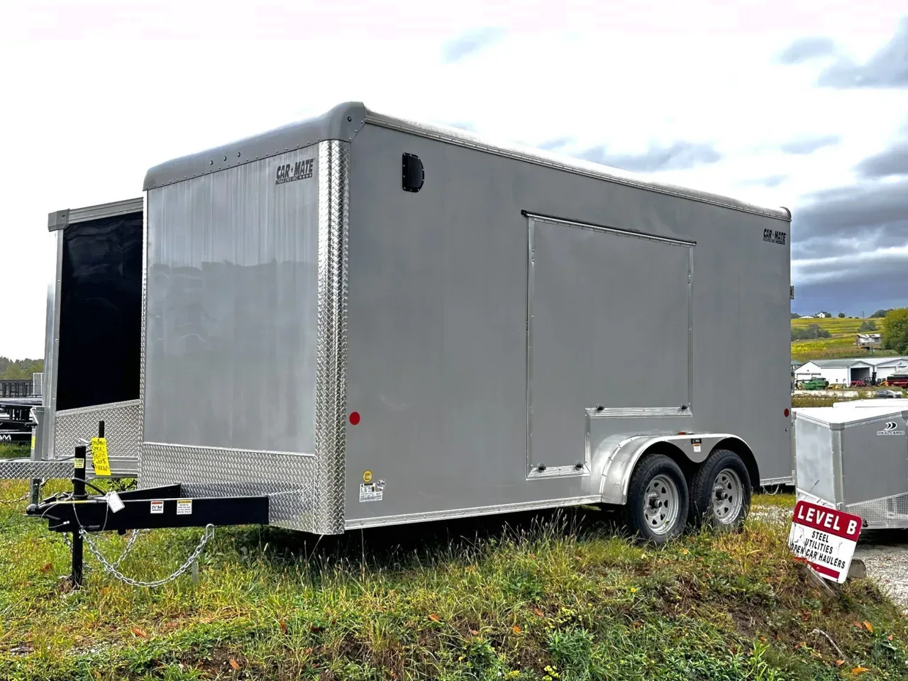 2025 Car Mate 7x16 HD Custom Cargo Trailer w/ Step-Out Awning Door (PRICE DROP!!)
