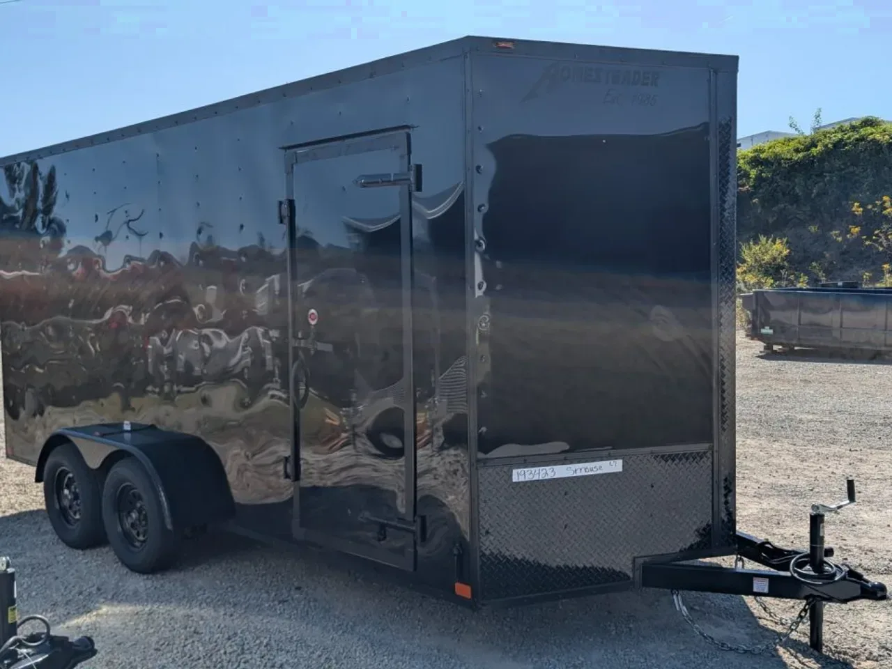 2026 Homesteader 7x16 Intrepid V-Nose Cargo Trailer w/ Ramp Door (84" Inside)