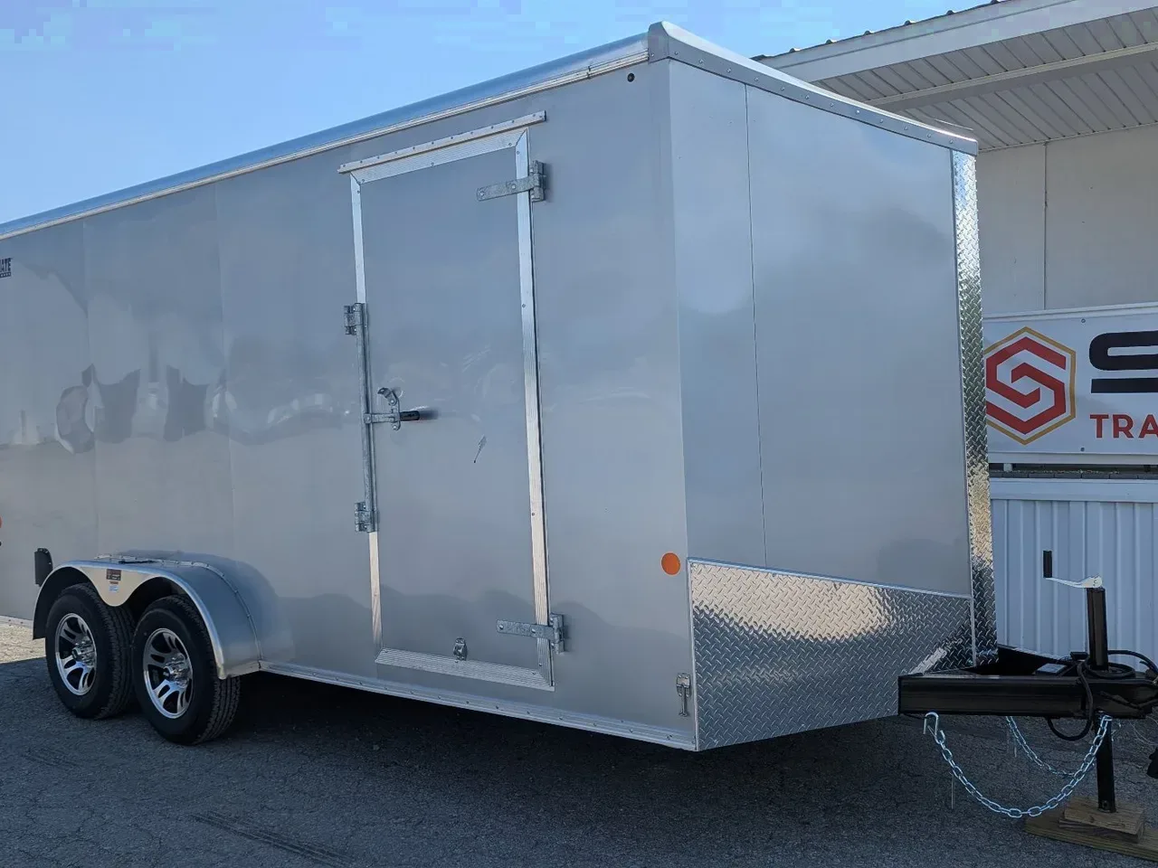 2024 Car Mate 7x16 HD Avalanche V-Nose Cargo w/ Ramp Door (12" Add'l Hgt) (PRICE DROP!!)