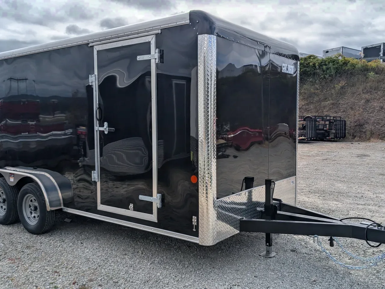 2026 Car Mate 7x16 HD Custom Cargo Trailer w/ Ramp Door