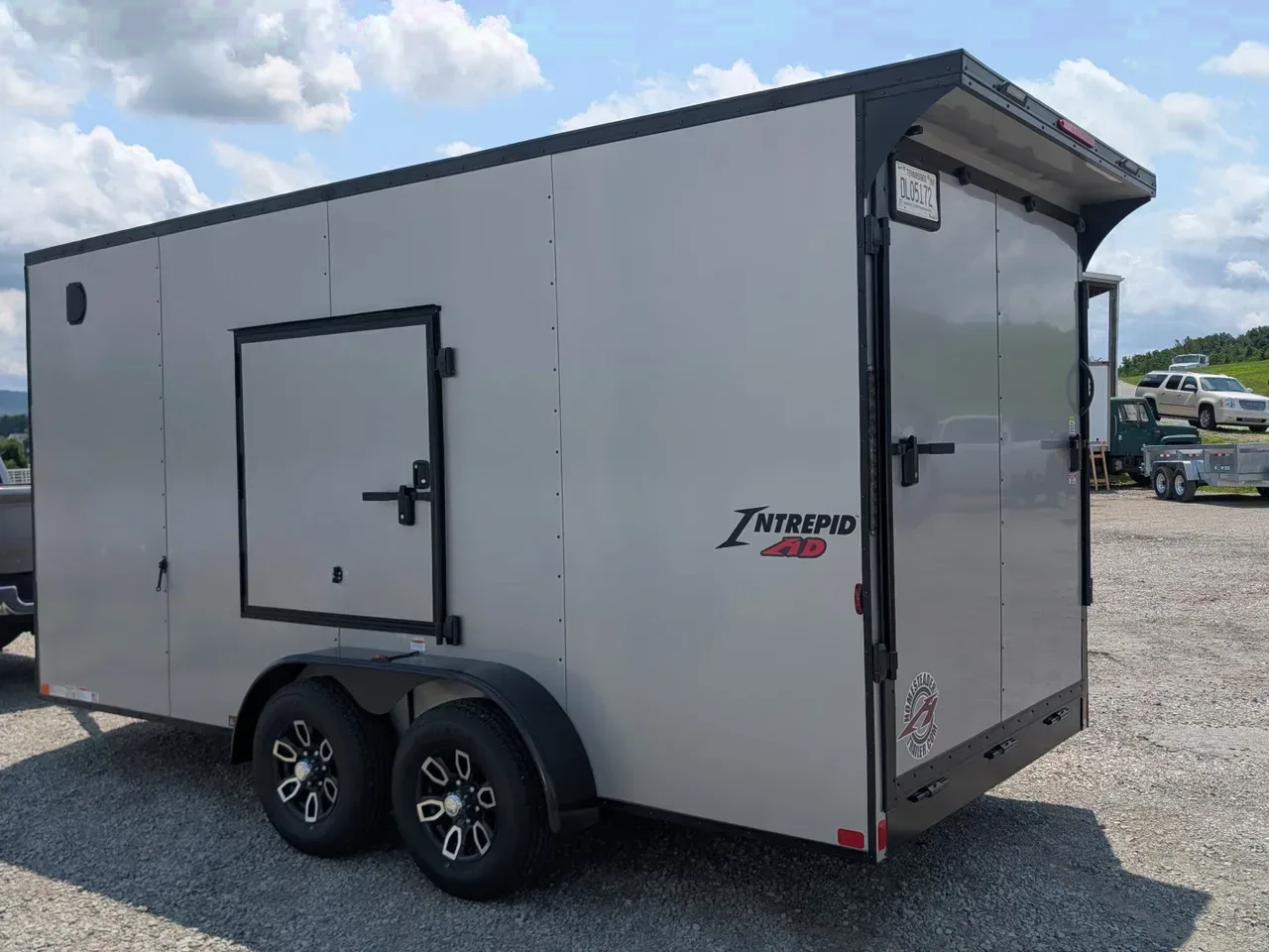 2026 Homesteader 7x16 HD SERIES Intrepid V-Nose Cargo Trailer w/ Ramp Door (9950# GVW)
