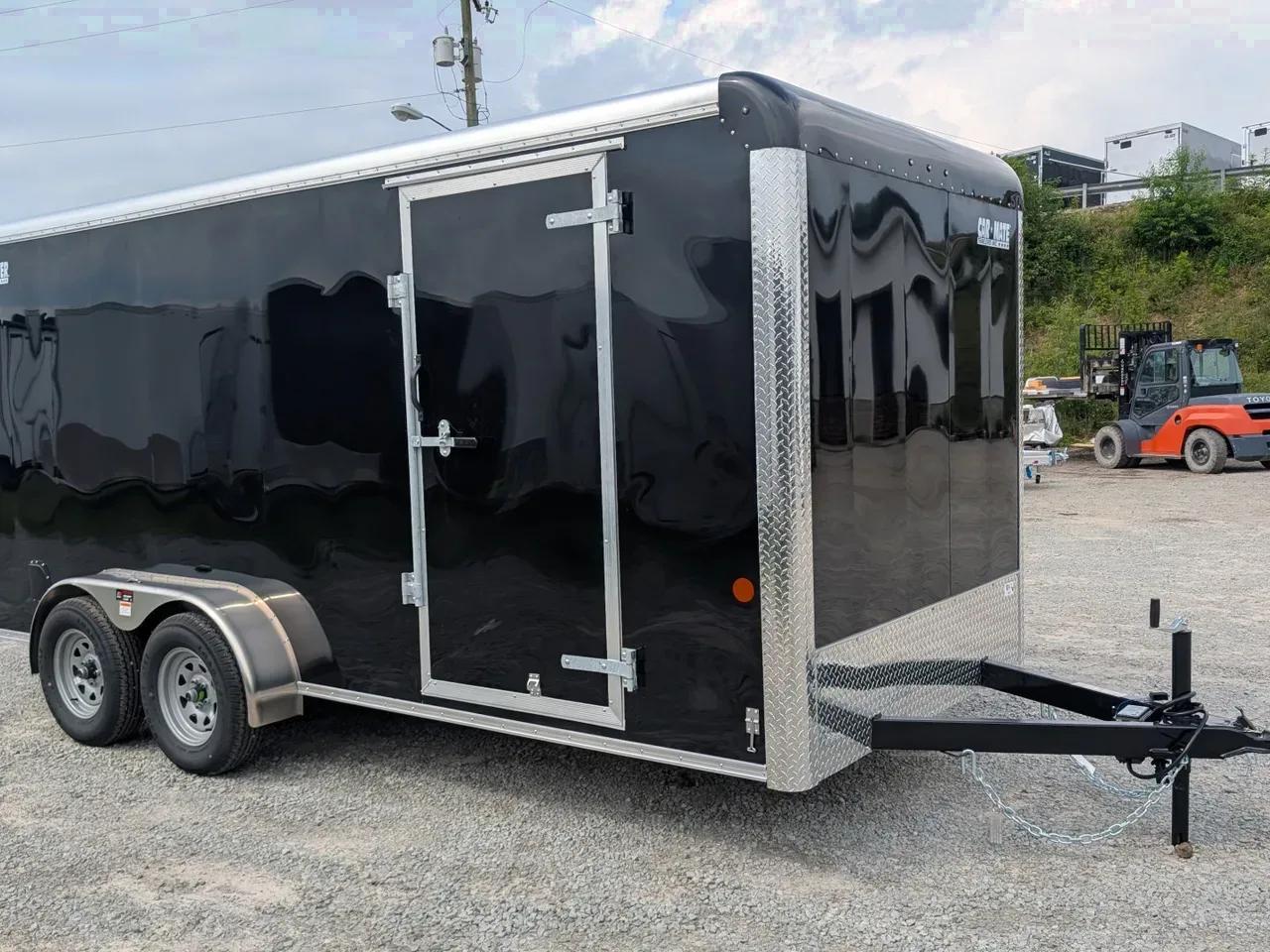 2026 Car Mate 7x16 HD Sportster Cargo Trailer w/ Ramp Door