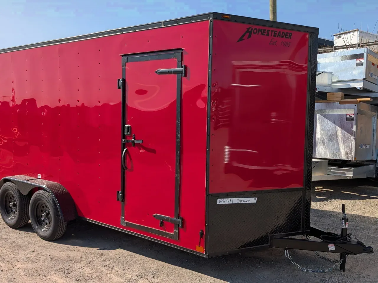 2026 Homesteader 7x16 Intrepid V-Nose Cargo Trailer w/ Ramp Door (84" Inside!!!)