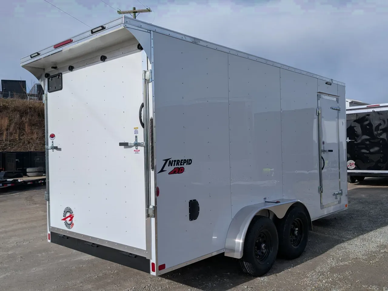 2026 Homesteader 7x16 HD SERIES Intrepid V-Nose Cargo Trailer w/ Ramp Door (9950# GVW)