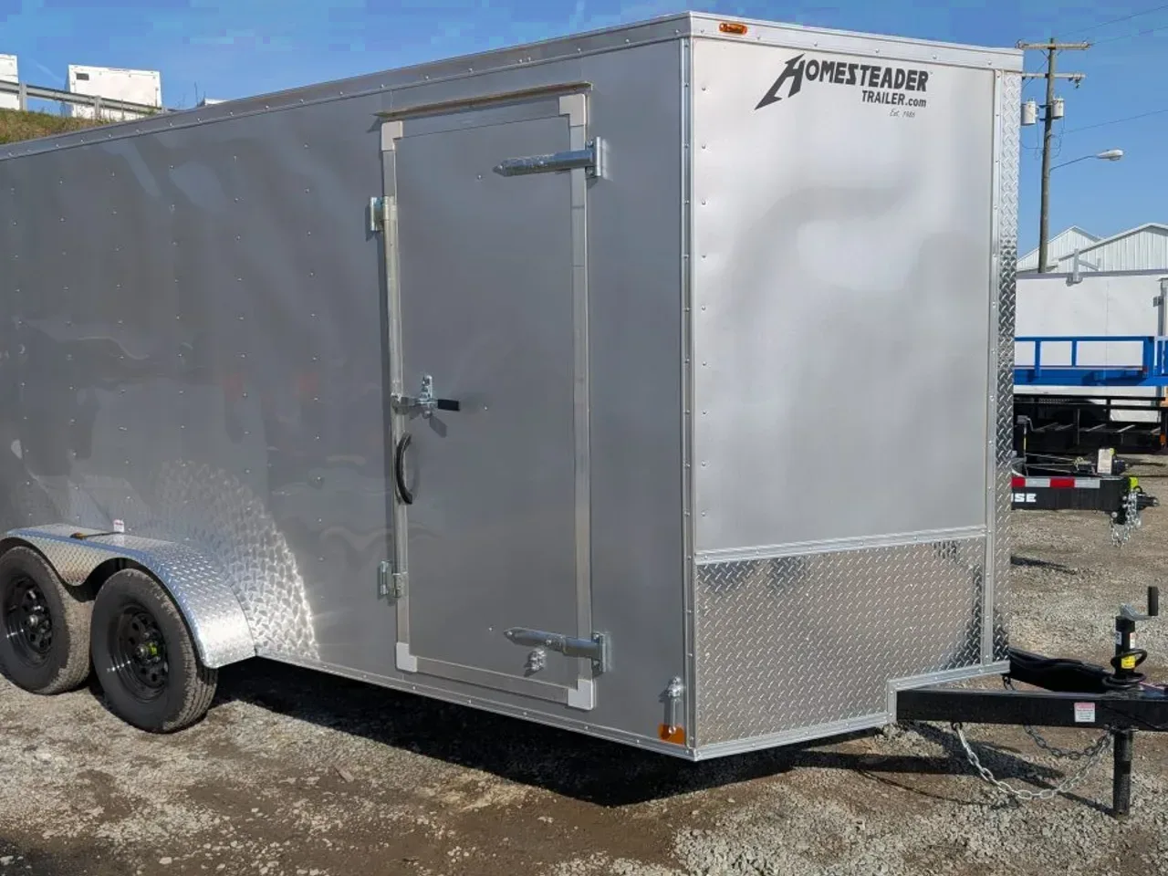 2026 Homesteader 7x16 Intrepid V-Nose Cargo Trailer w/ Ramp Door