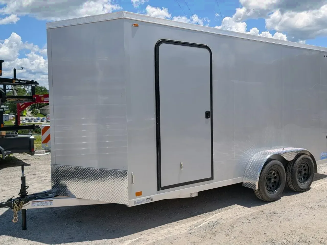 2026 Legend 7x16 + 2' V-Nose Aluminum Enclosed Cargo Trailer w/ Ramp Door