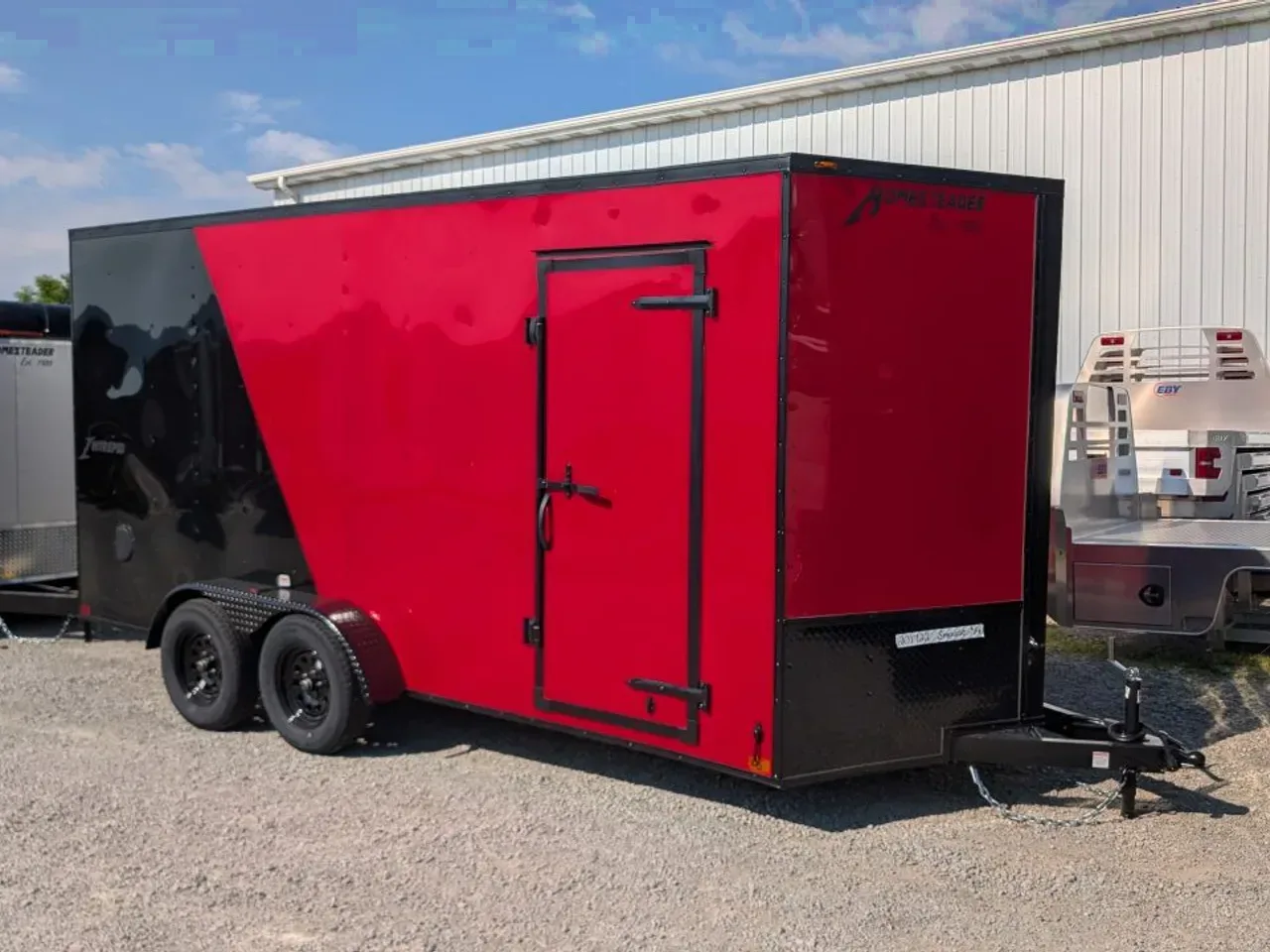 2027 Homesteader 7x16 Intrepid V-Nose Cargo Trailer w/ Ramp Door (84" Inside)