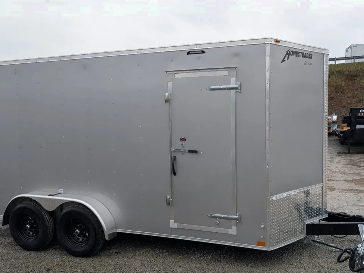 2027 Homesteader 7x16 HD SERIES Intrepid V-Nose Cargo Trailer w/ Barn Doors (9950# GVW)