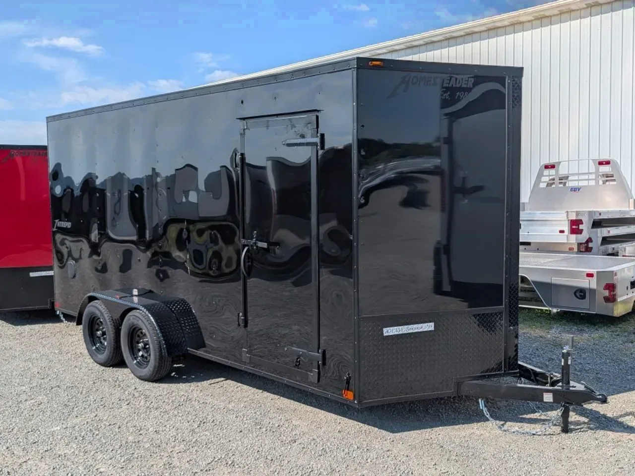 2027 Homesteader 7x16 Intrepid V-Nose Cargo Trailer w/ Ramp Door (84" Inside)