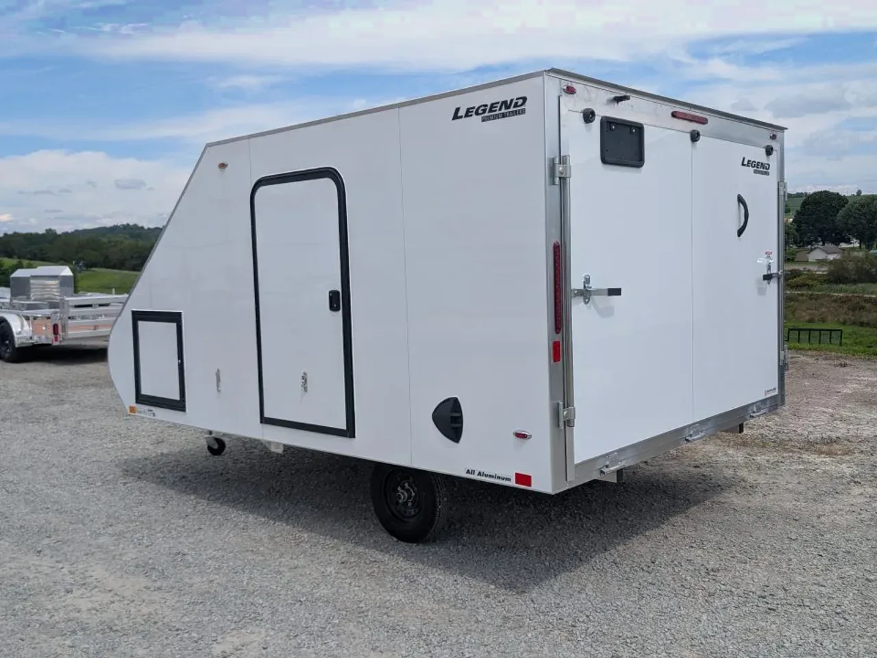 2027 Legend 8.5 x 13 Sport Light ALUMINUM Snowmobile/Cargo Trailer