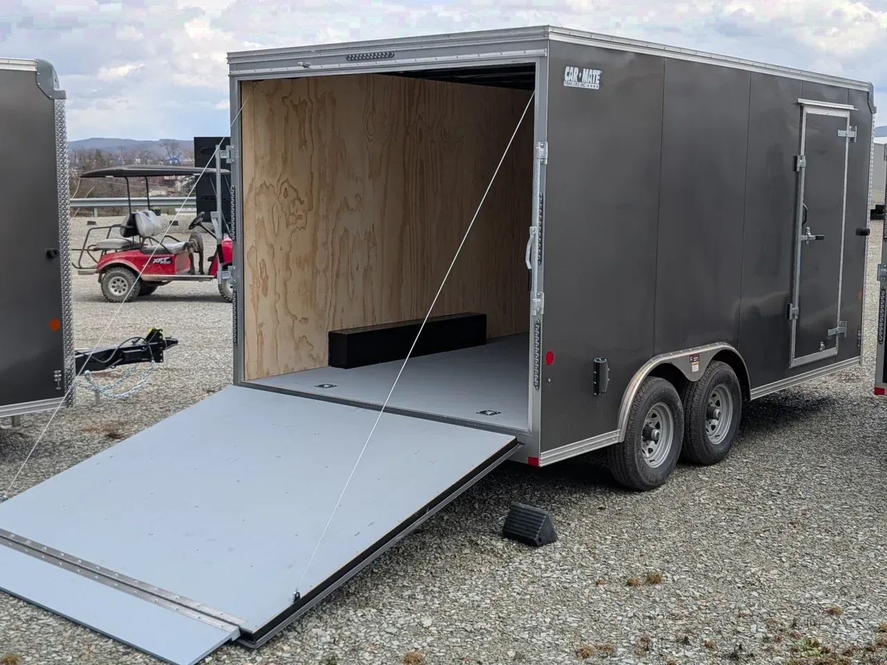 2026 Car Mate 8.5 x 16 HD Custom Cargo Trailer w/ Ramp Door (9990# GVW)