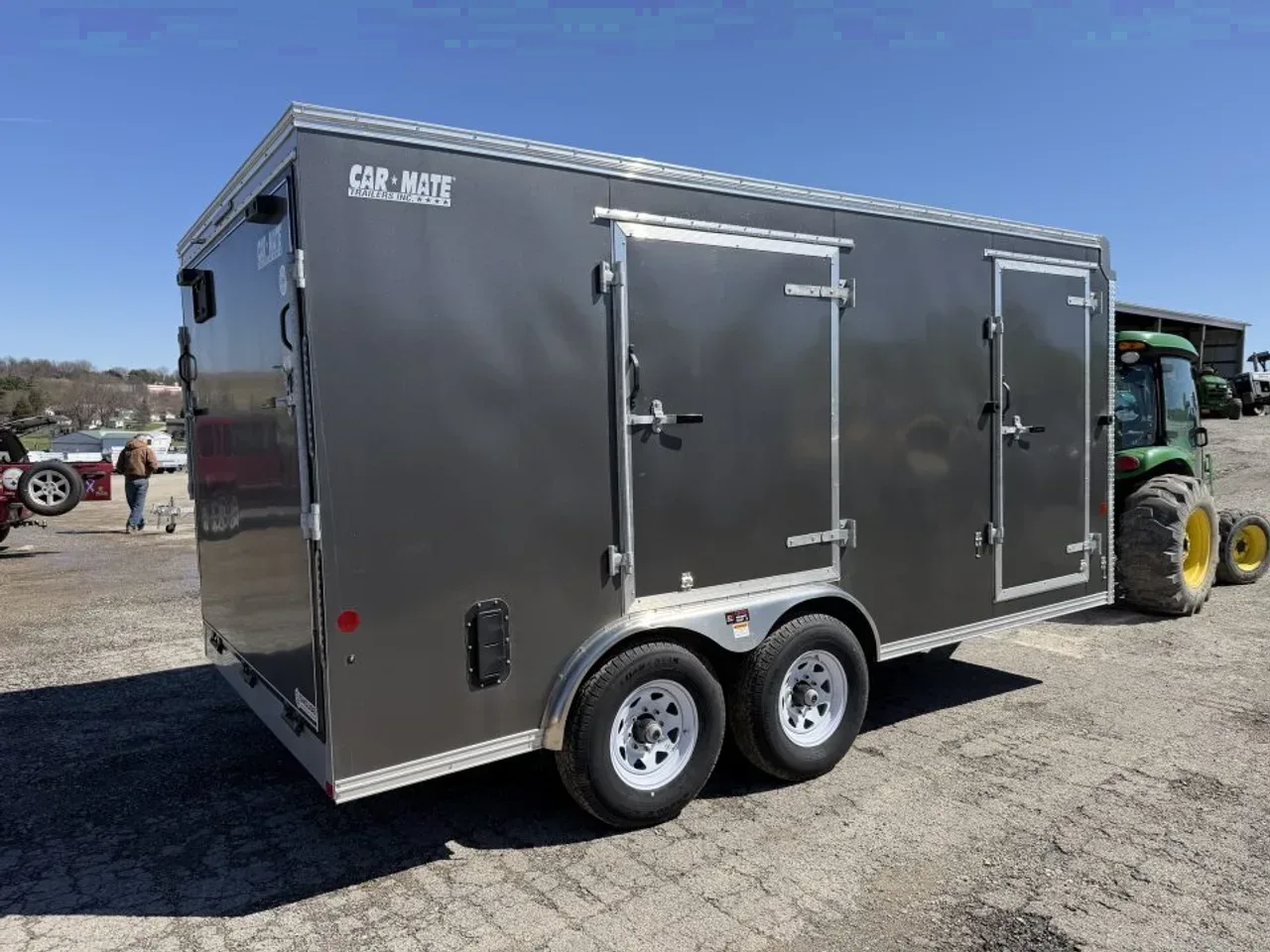 NEW 2026 Car Mate 8.5 x 16 HD Custom Cargo Trailer w/ Ramp Door