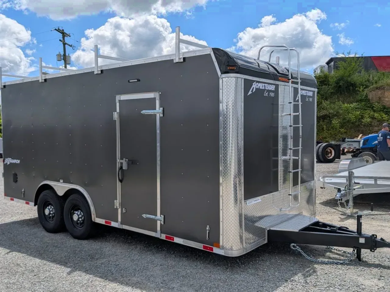 2027 Homesteader 8.5 x 18 HD Champion Contractor Cargo Trailer w/ Barn Doors (14K GVW)